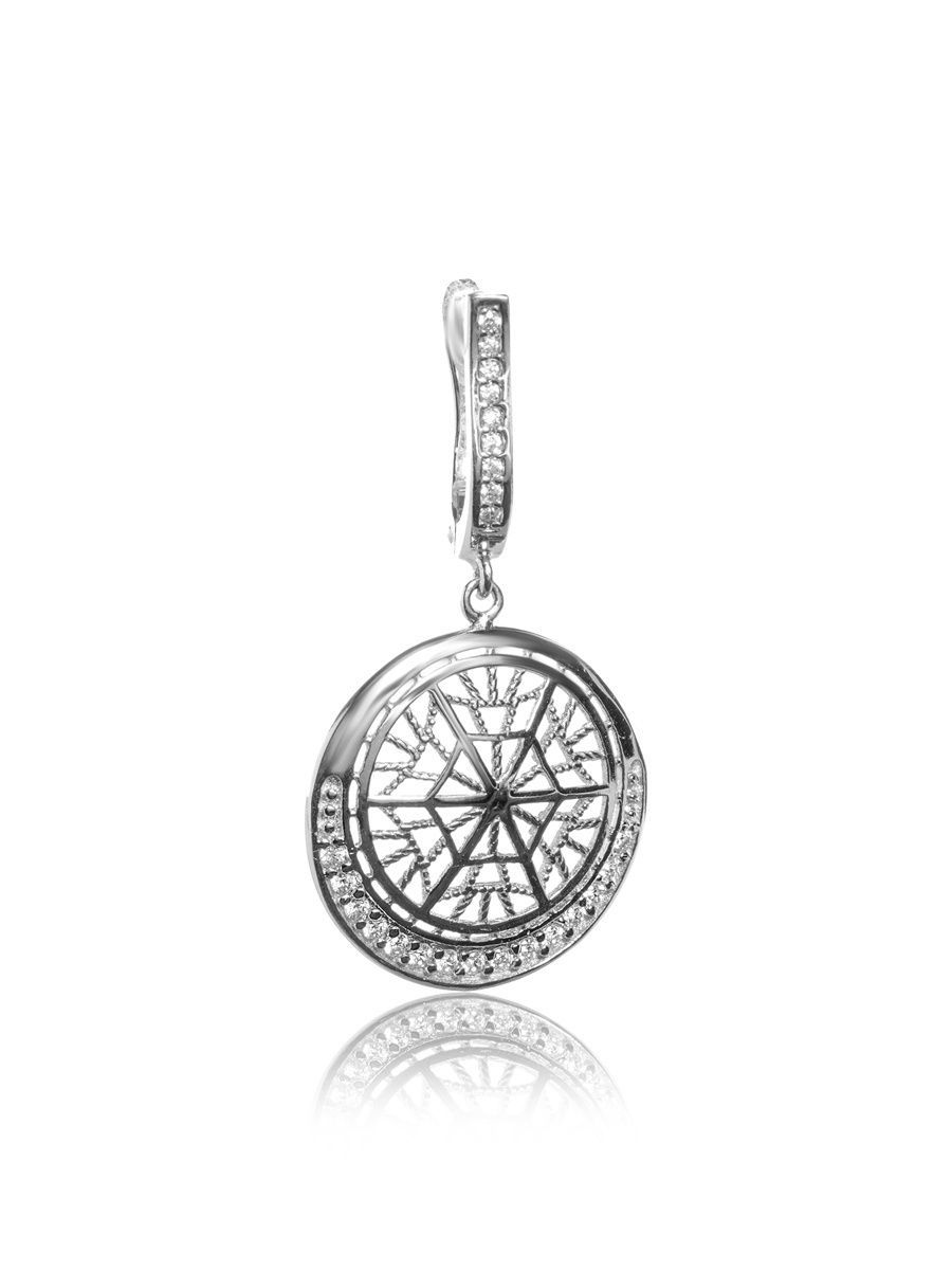

Серьги подвески из серебра с фианитом TOP CRYSTAL 40455383, 40455383