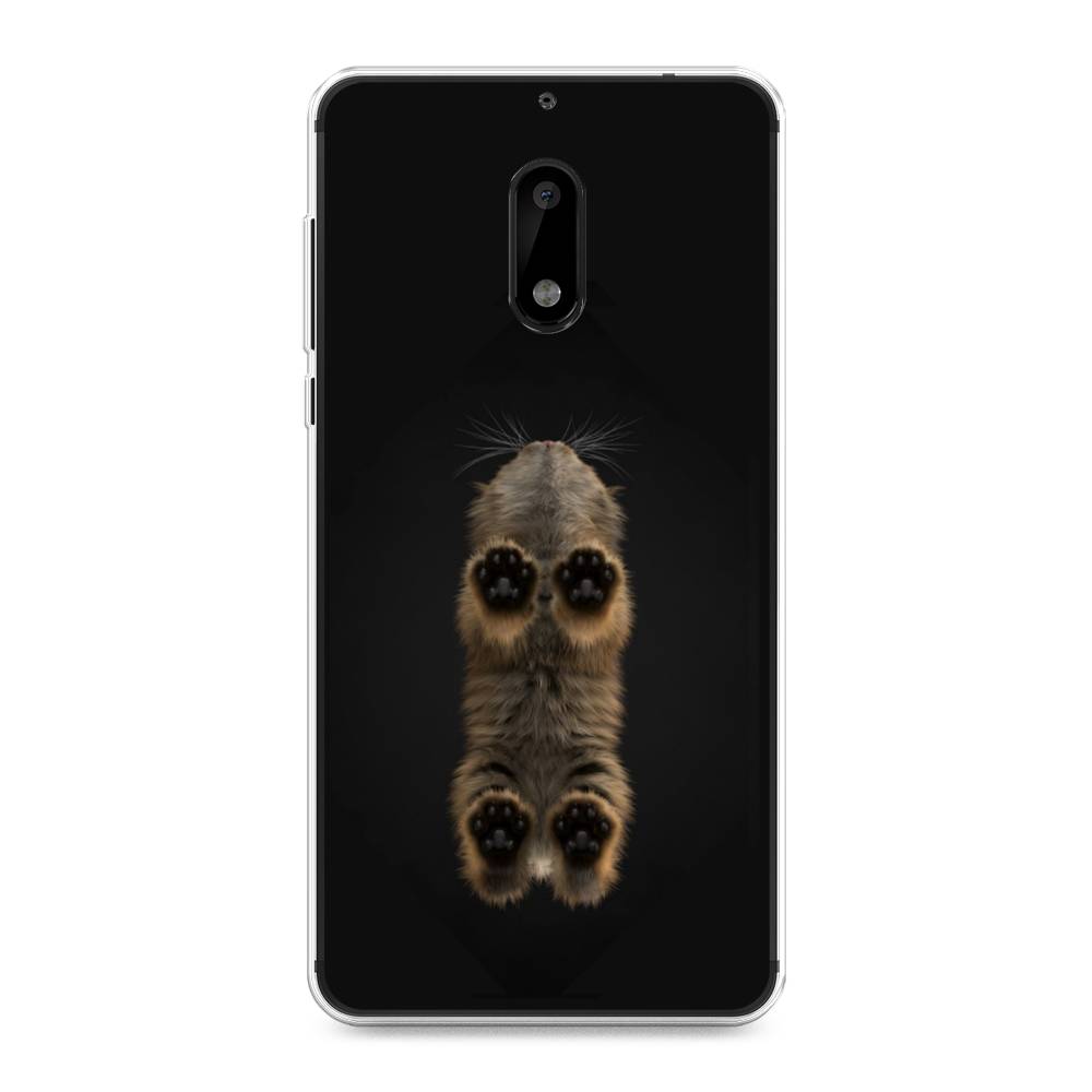

Чехол Awog на Nokia 6 / Нокиа 6 "Кошачьи лапки", Черный, 120350-1
