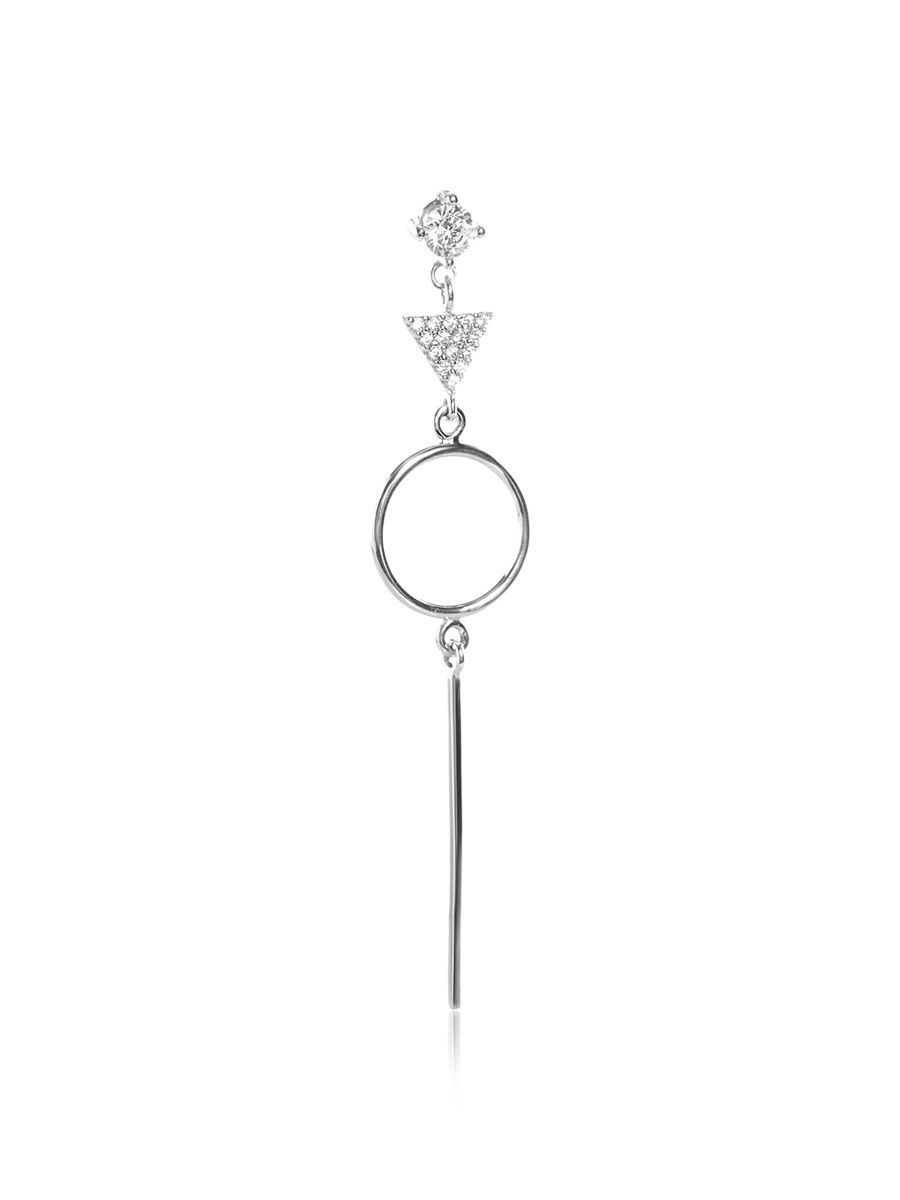 

Серьги женские из серебра TOP CRYSTAL 40455399 фианит, 40455399