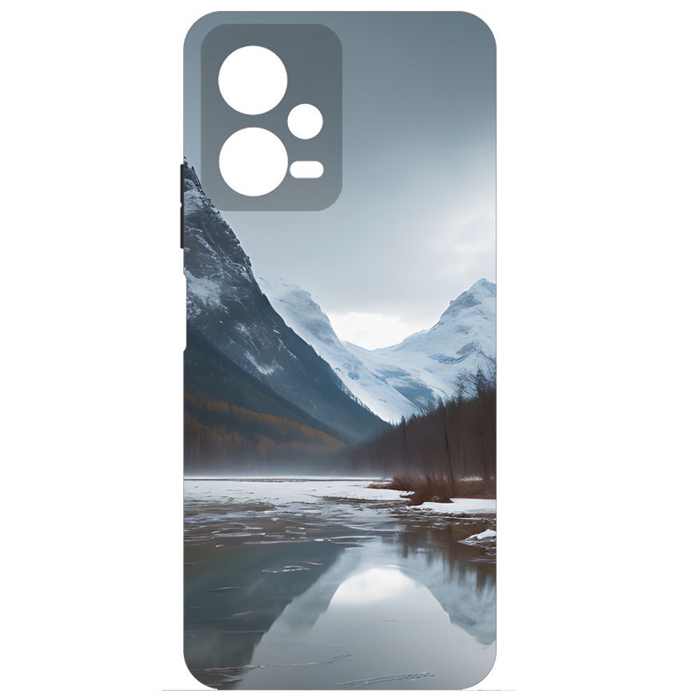 

Чехол-накладка Krutoff Soft Case Весенняя оттепель для Poco X5 черный