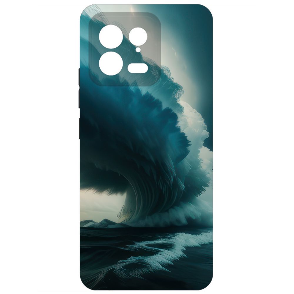 

Чехол-накладка Krutoff Soft Case Торнадо для Xiaomi 13 черный