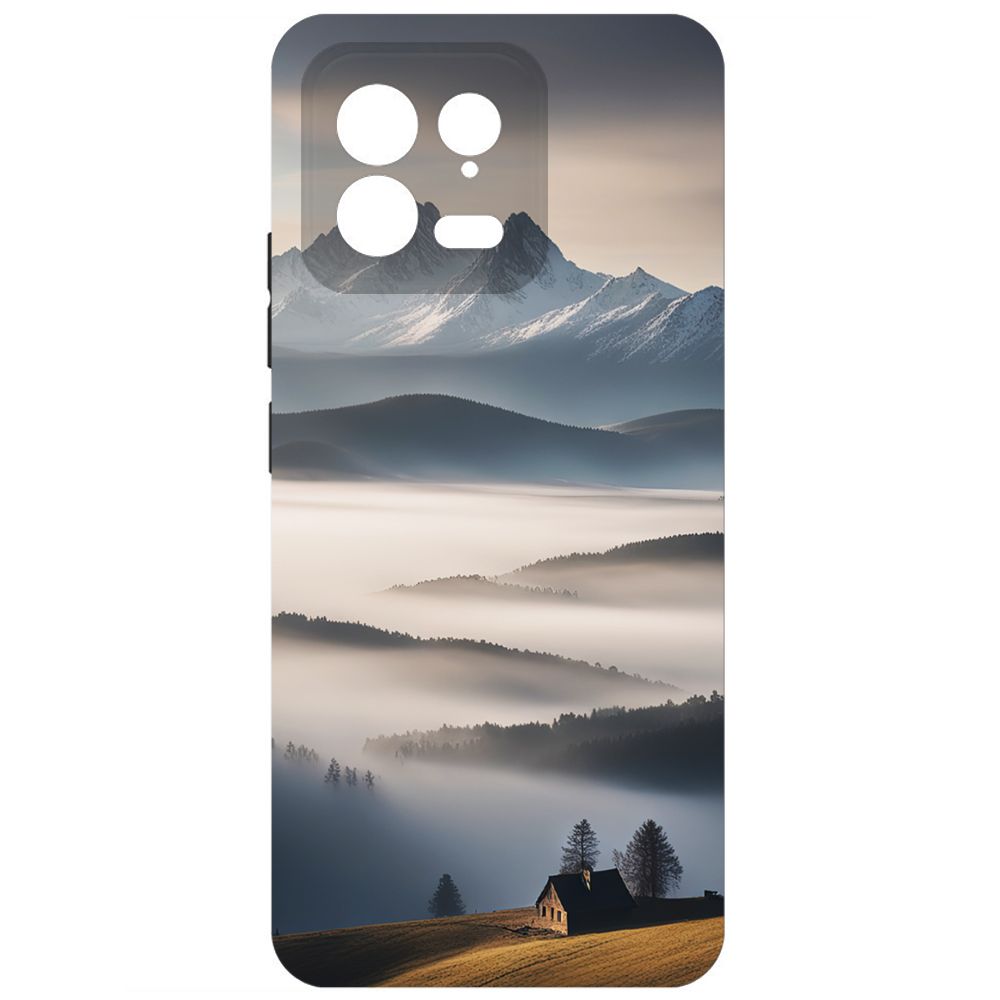 

Чехол-накладка Krutoff Soft Case Туман для Xiaomi 13 черный