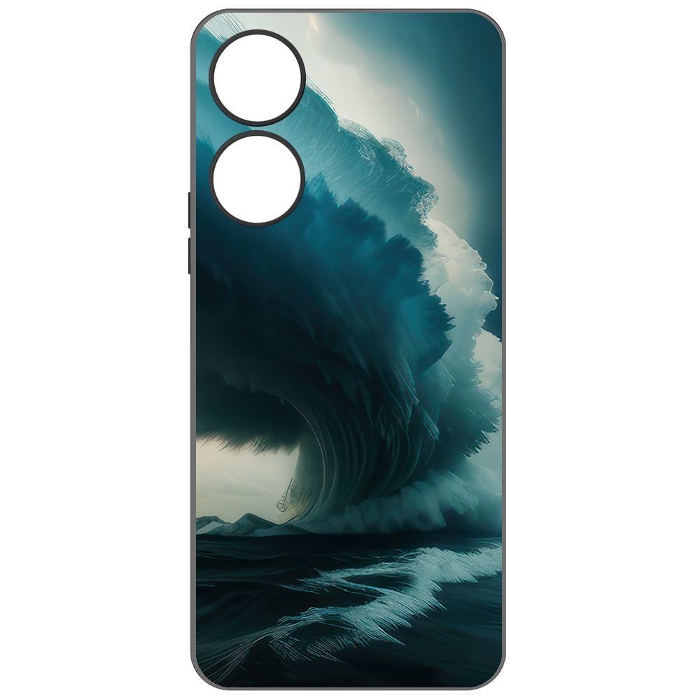 

Чехол-накладка Krutoff Soft Case Торнадо для Honor X5 Plus черный