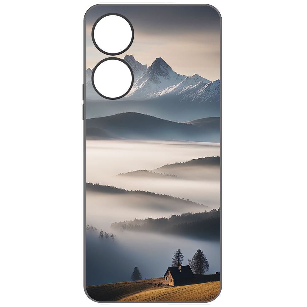 

Чехол-накладка Krutoff Soft Case Туман для Honor X5 Plus черный