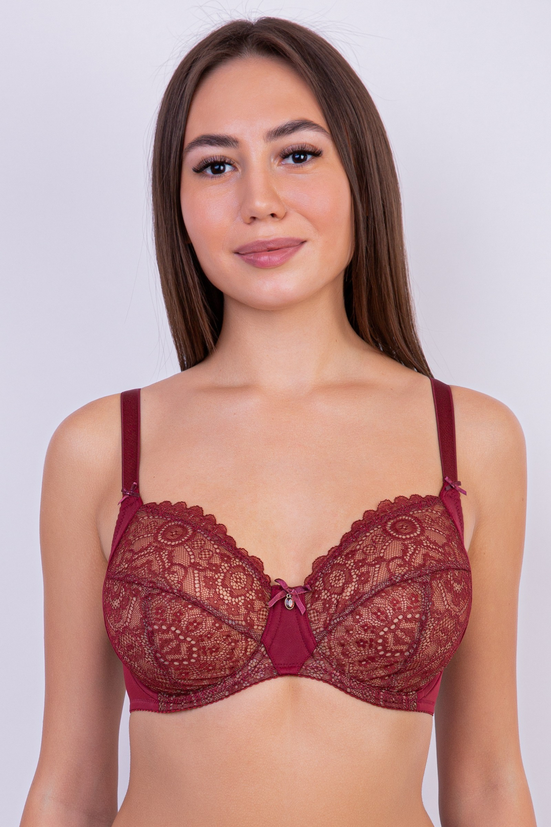 

Бюстгальтер женский Milavitsa 300265 бордовый 90I, 300265