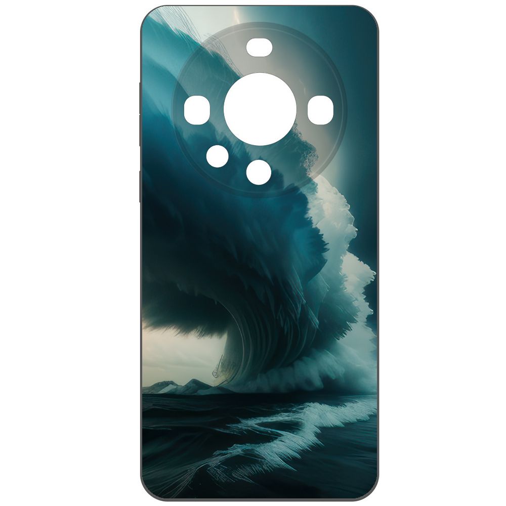 

Чехол-накладка Krutoff Soft Case Торнадо для Huawei Mate 60 Pro черный