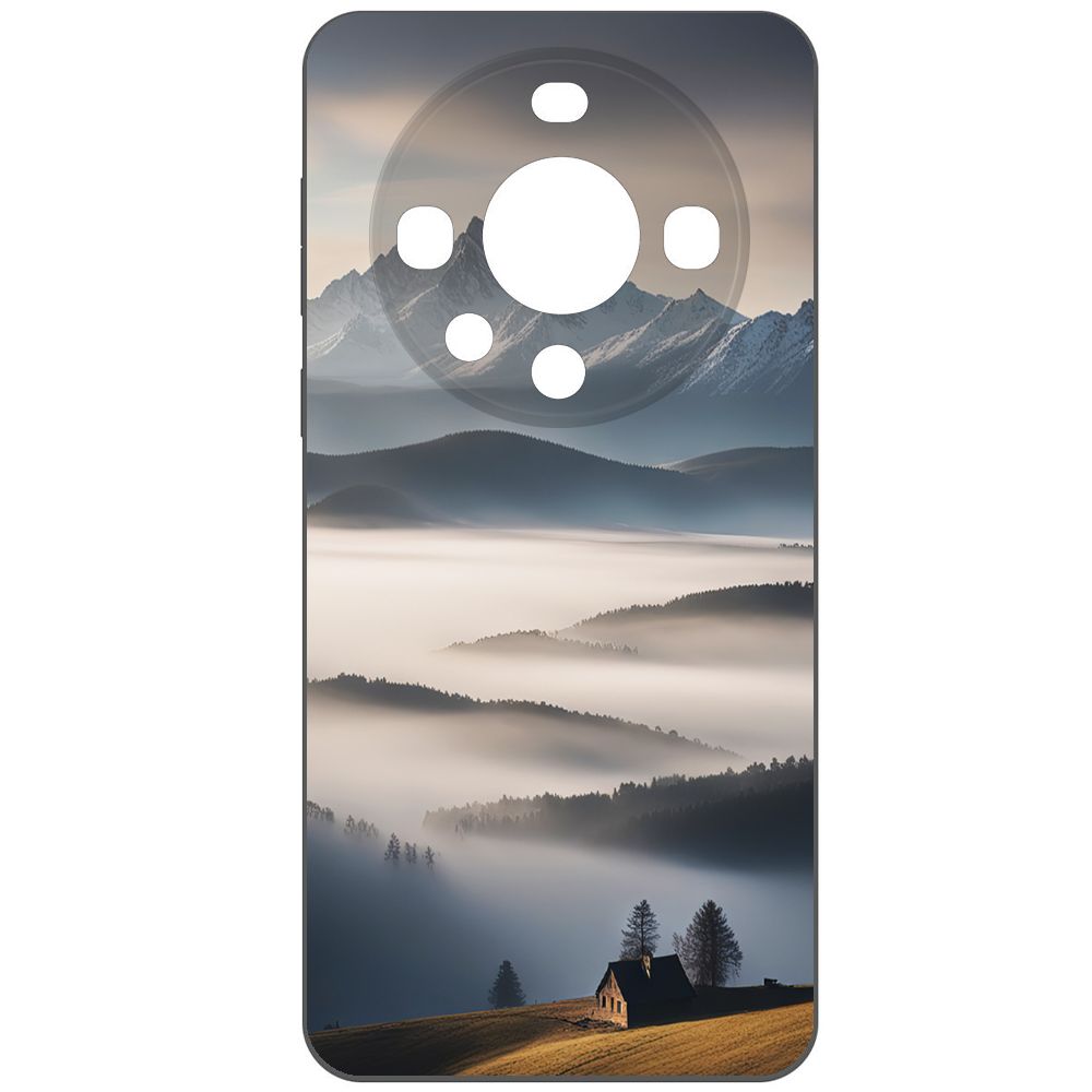 

Чехол-накладка Krutoff Soft Case Туман для Huawei Mate 60 Pro черный