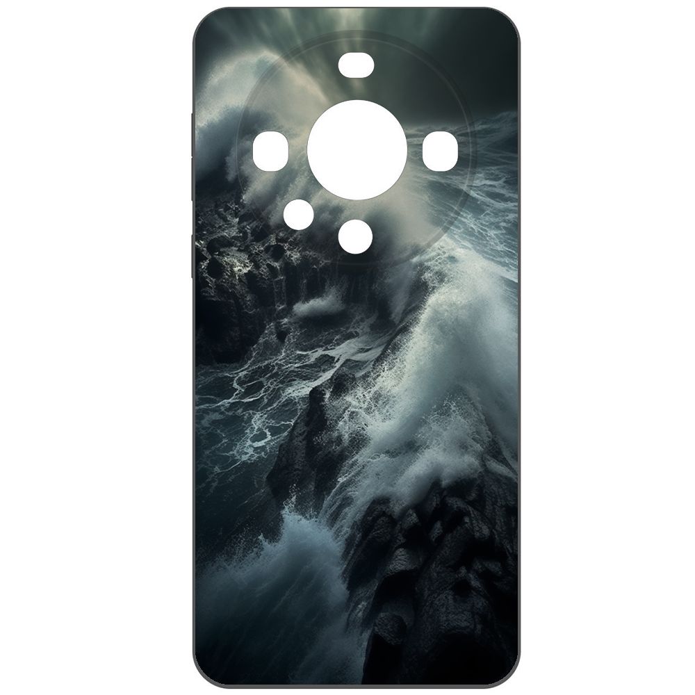 

Чехол-накладка Krutoff Soft Case Шторм для Huawei Mate 60 Pro черный