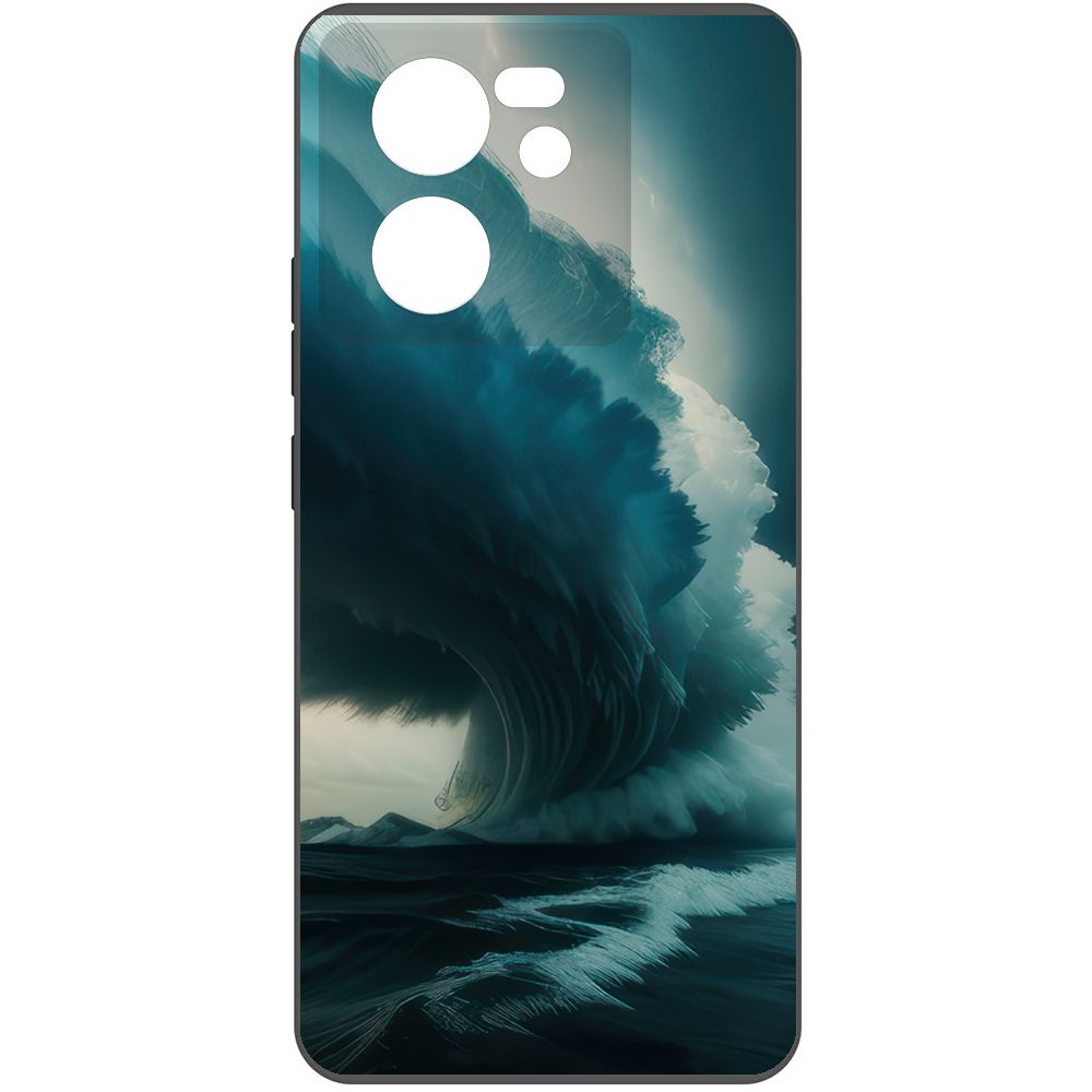 

Чехол-накладка Krutoff Soft Case Торнадо для Xiaomi 13T черный