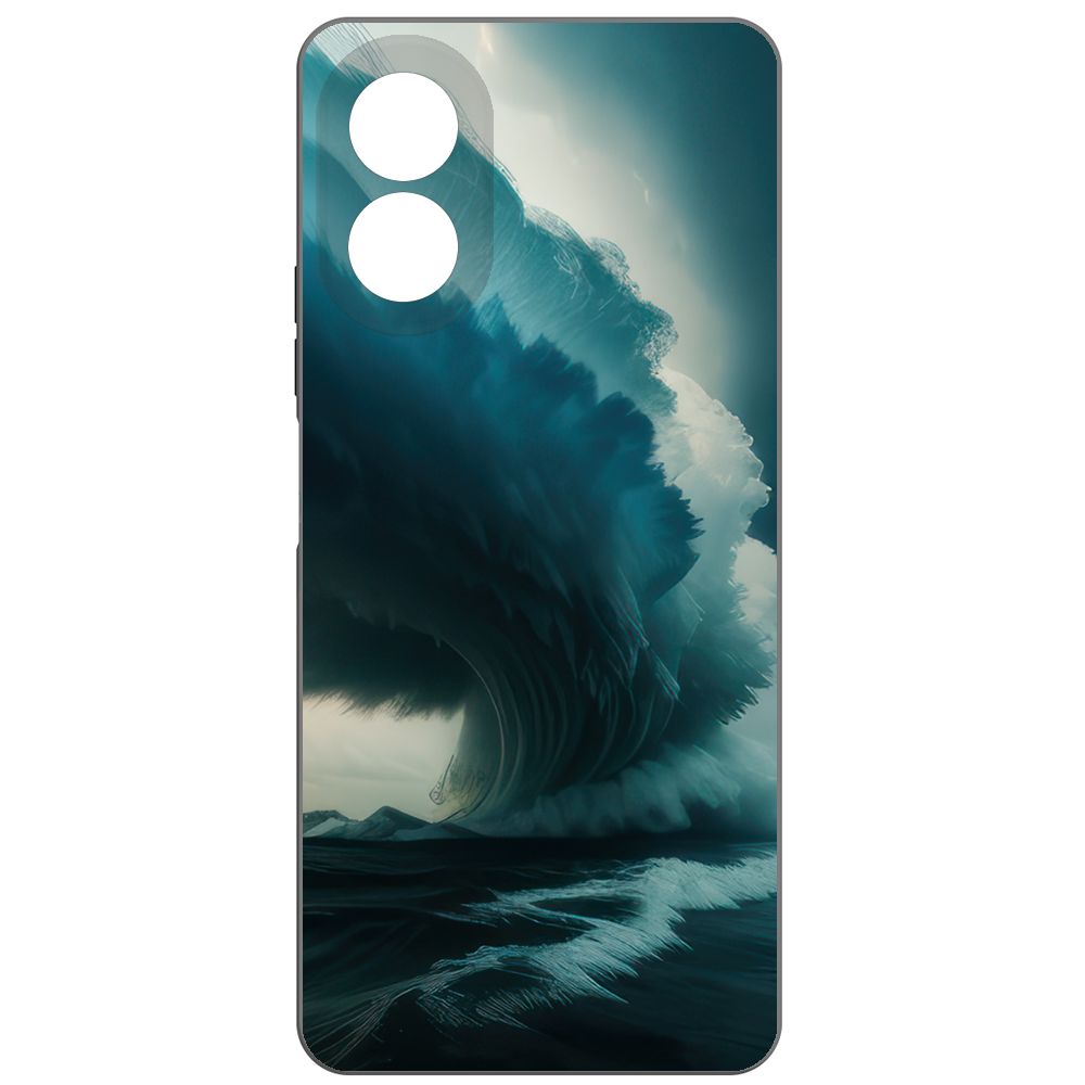 

Чехол-накладка Krutoff Soft Case Торнадо для Oppo A18 черный