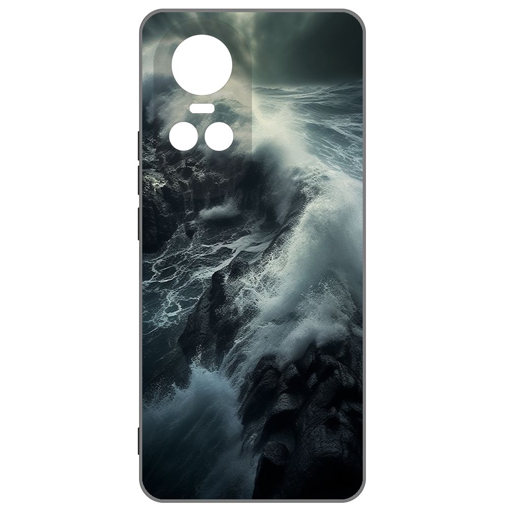 

Чехол-накладка Krutoff Soft Case Шторм для Oppo Reno10 Pro 5G черный