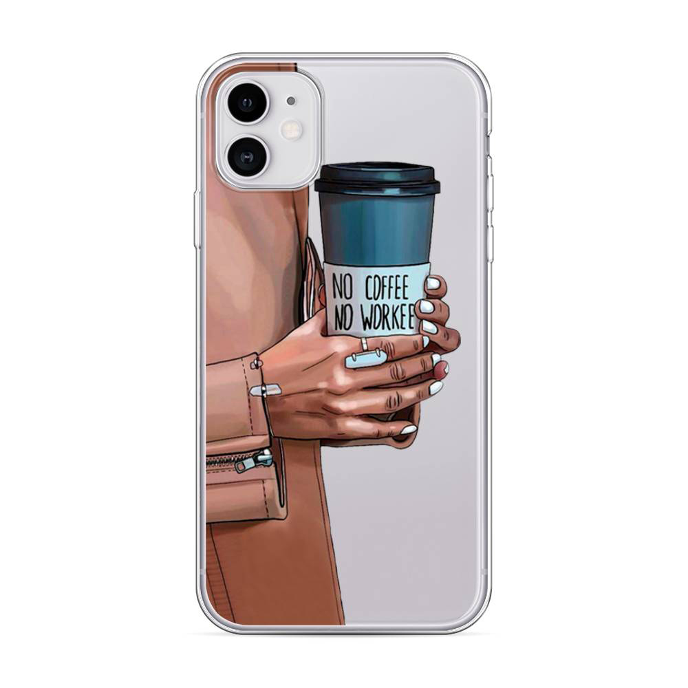 фото Чехол awog для apple iphone 11 "no coffee"