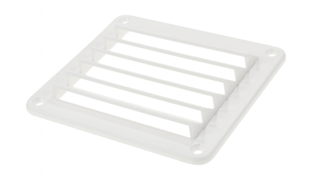 Решетка воздухозаборника 143х125х17 мм белый 1261₽