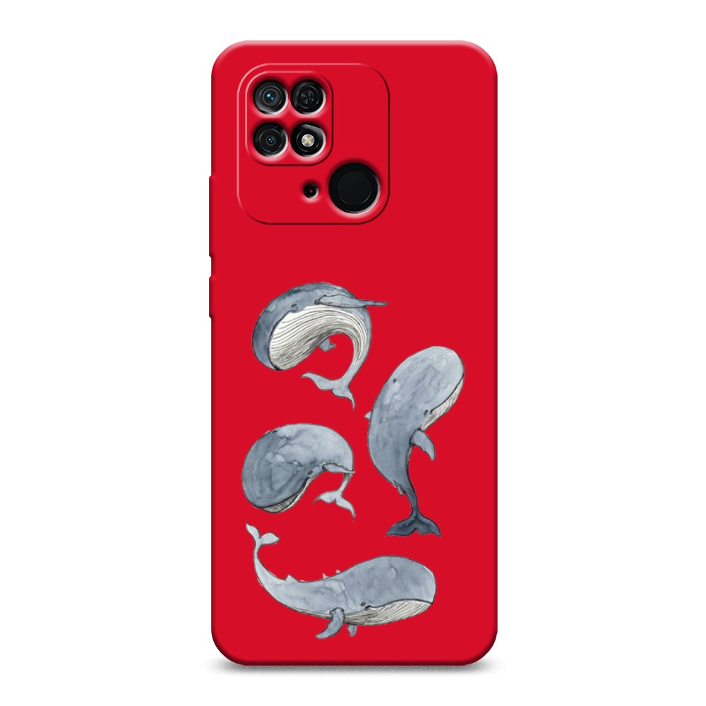 

Чехол Awog на Xiaomi Redmi 10C "Киты", Разноцветный, 313453-1