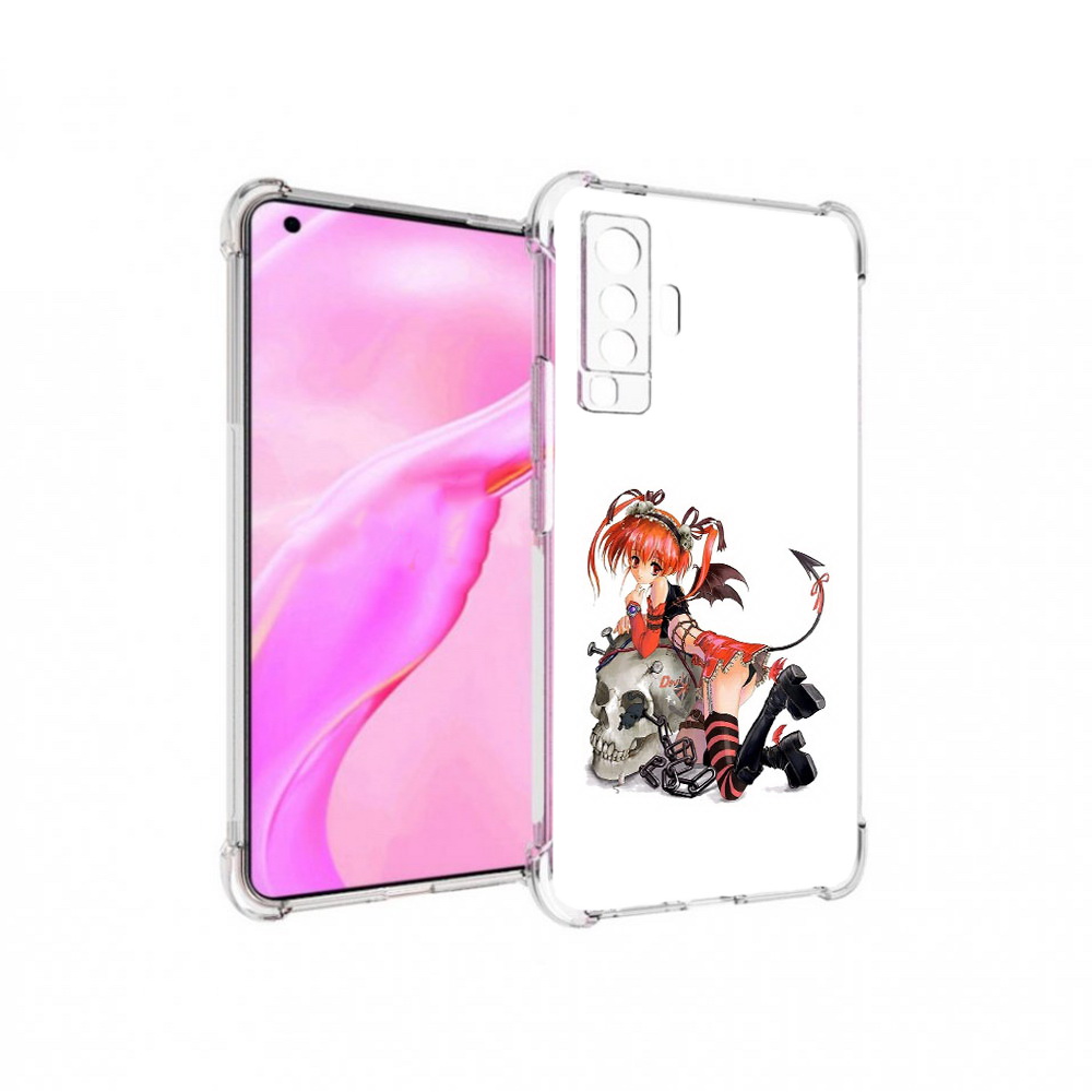 

Чехол MyPads Tocco для Vivo X50 аниме (PT226969.391.221), Прозрачный, Tocco
