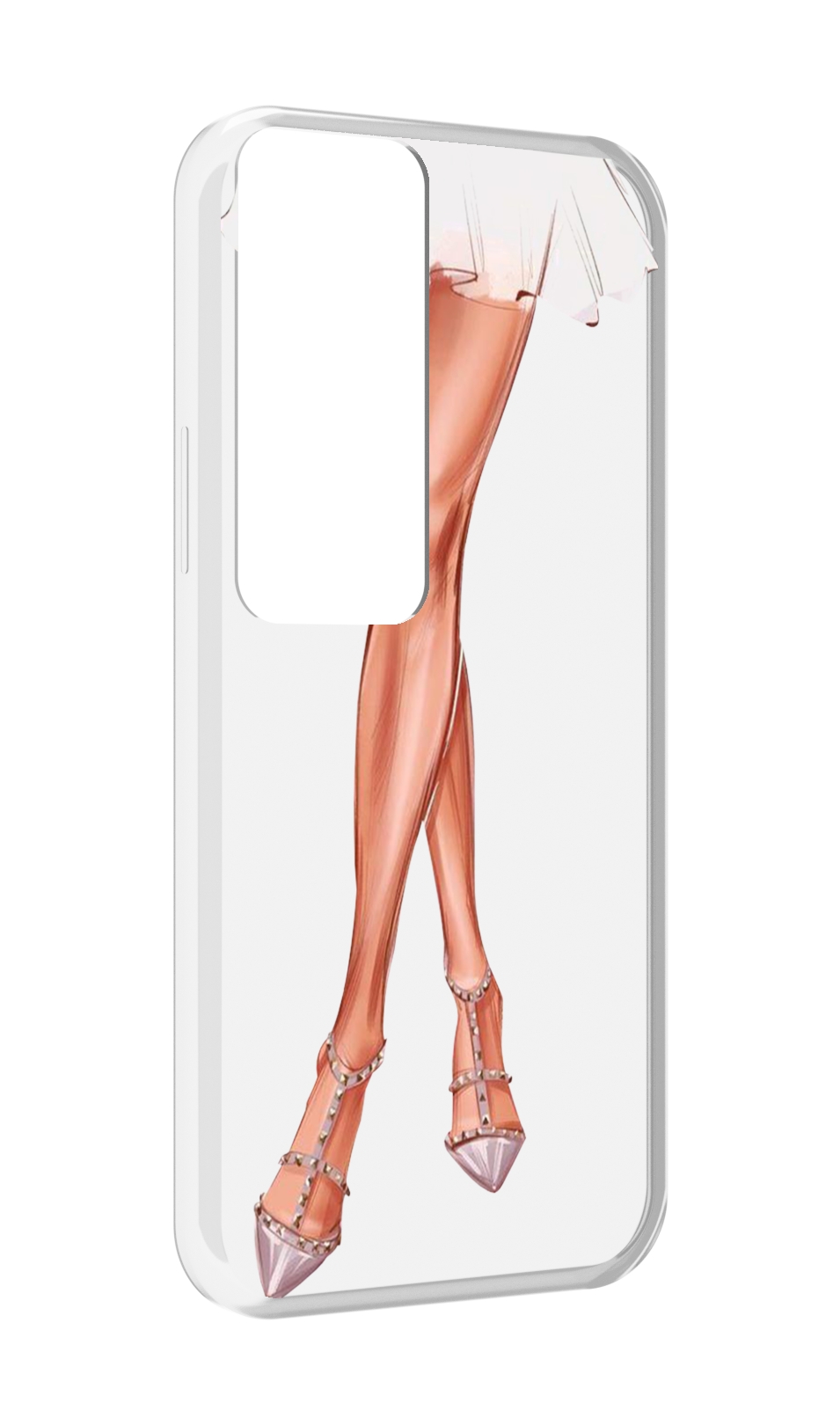 

Чехол MyPads Ножки для Tecno Pova Neo 2, Прозрачный, Tocco