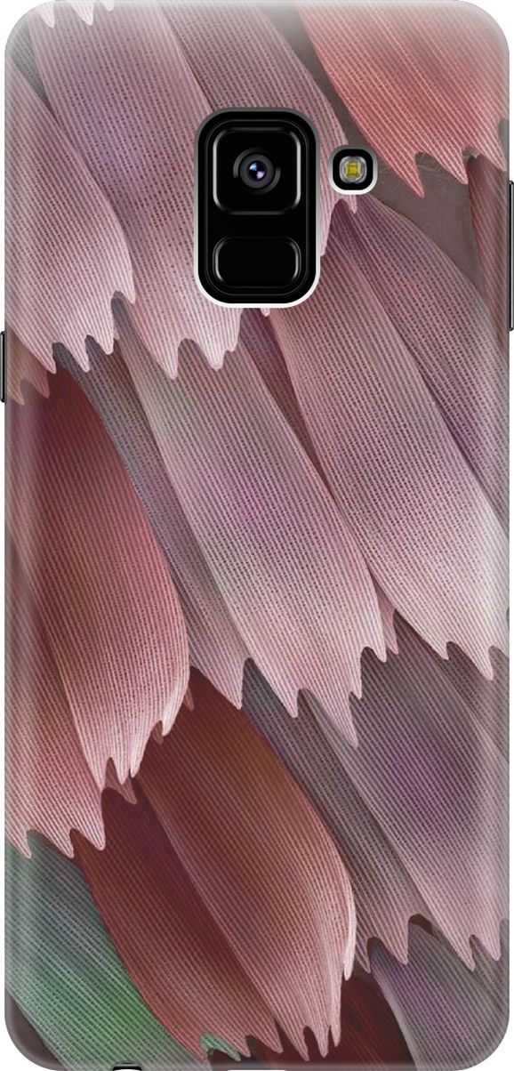 

Чехол на Samsung Galaxy A8 (2018) с принтом "Розовые лепестки", Красный;розовый, 7215