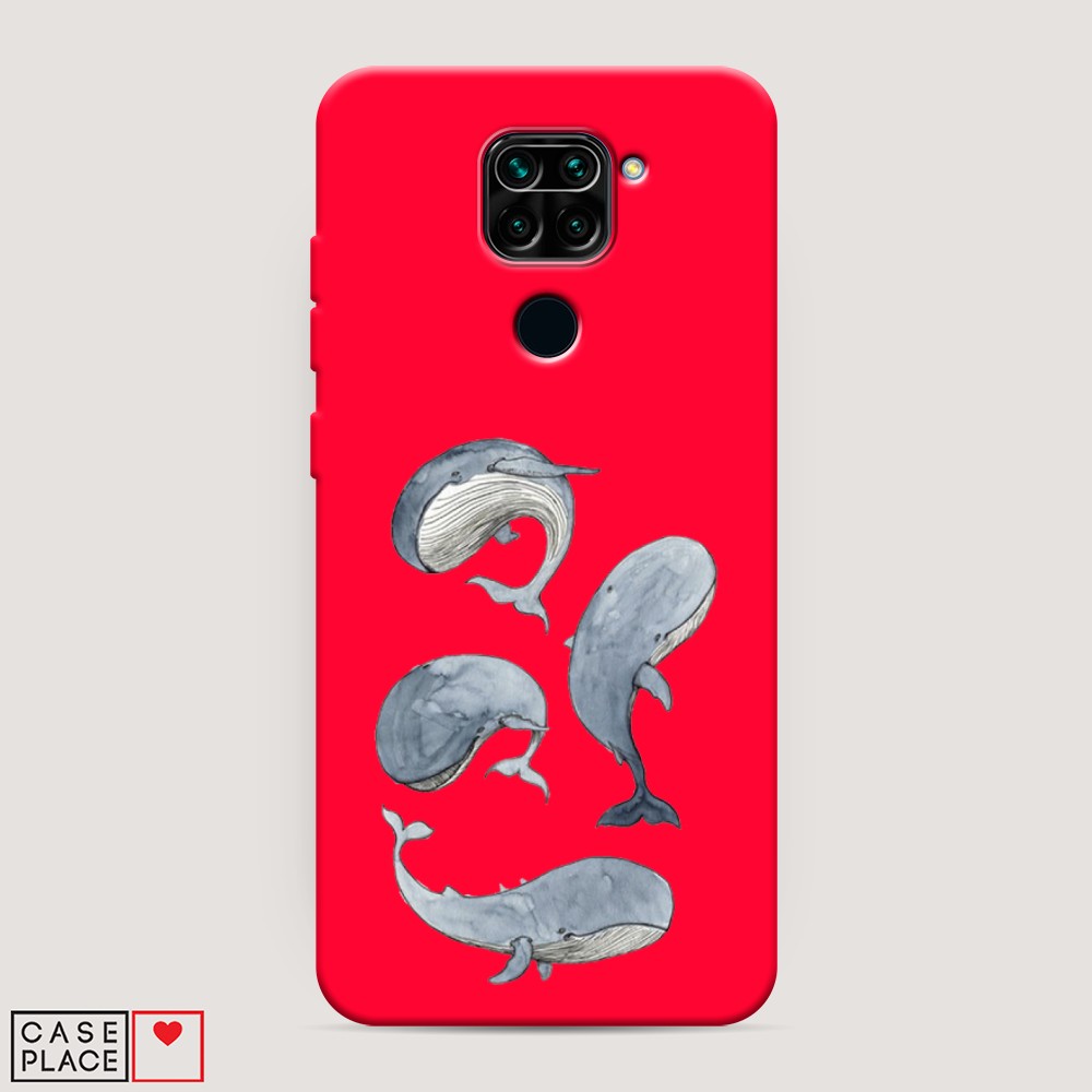 

Чехол Awog на Xiaomi Redmi 10X 4G/Note 9 "Киты", Разноцветный, 38253-1