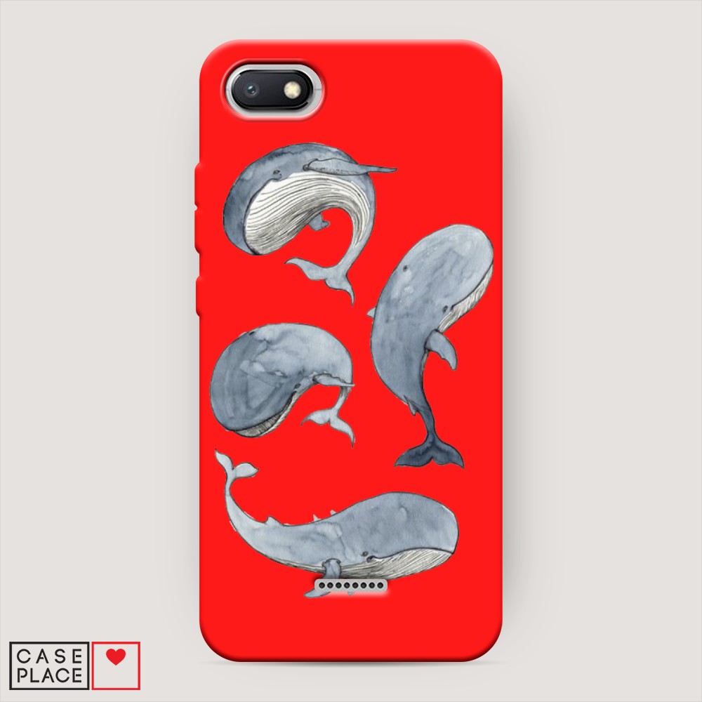 

Чехол Awog на Xiaomi Redmi 6A "Киты", Разноцветный, 34153-1