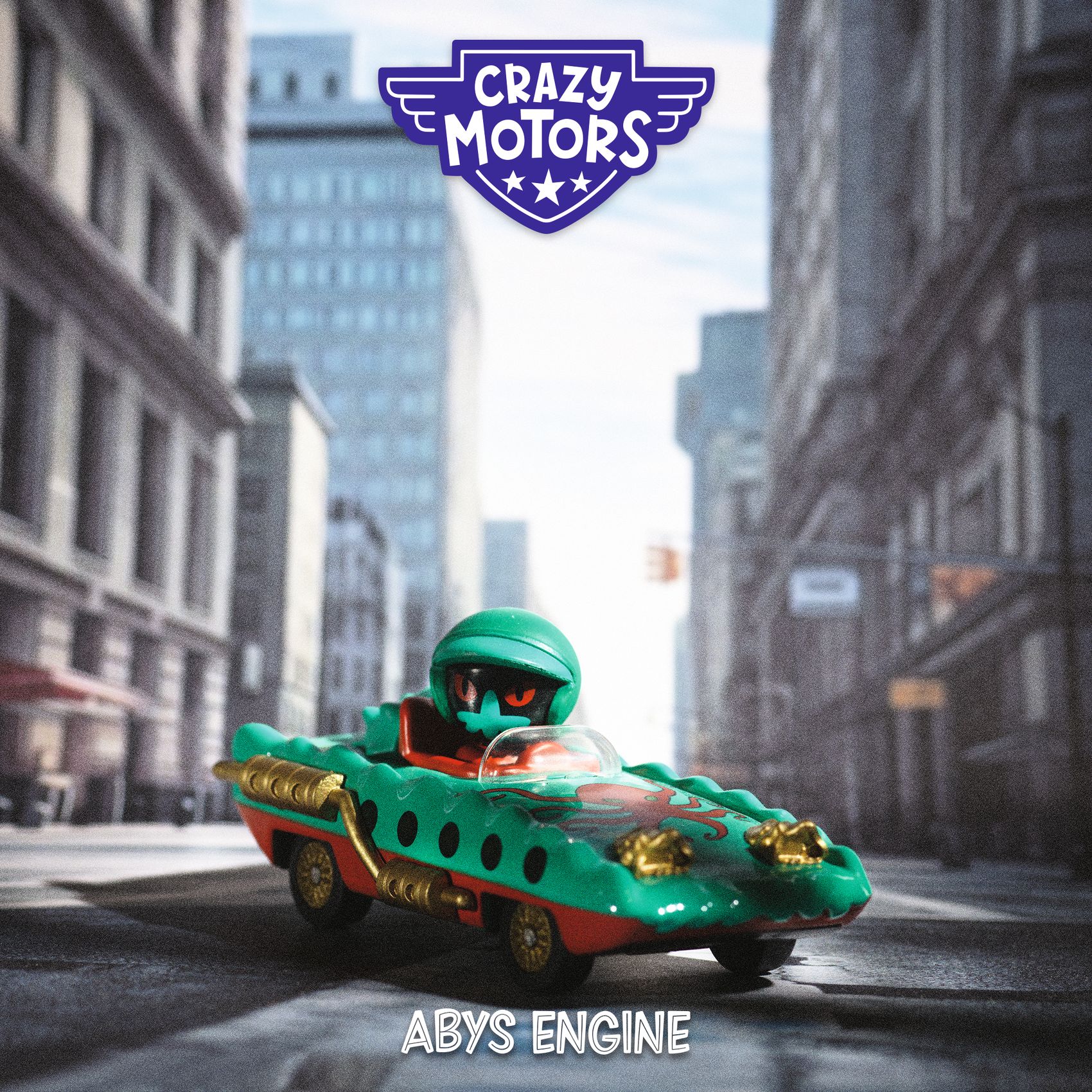 

Машинка Djeco Абис серии Crazy Motors, Зеленый;оранжевый, Абис