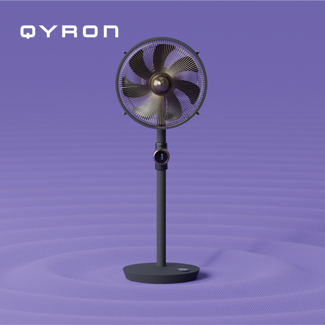 

Вентилятор напольный QYRON FS901 черный, FS901