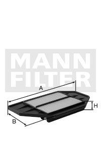 

Фильтр воздушный MANN-FILTER C20028