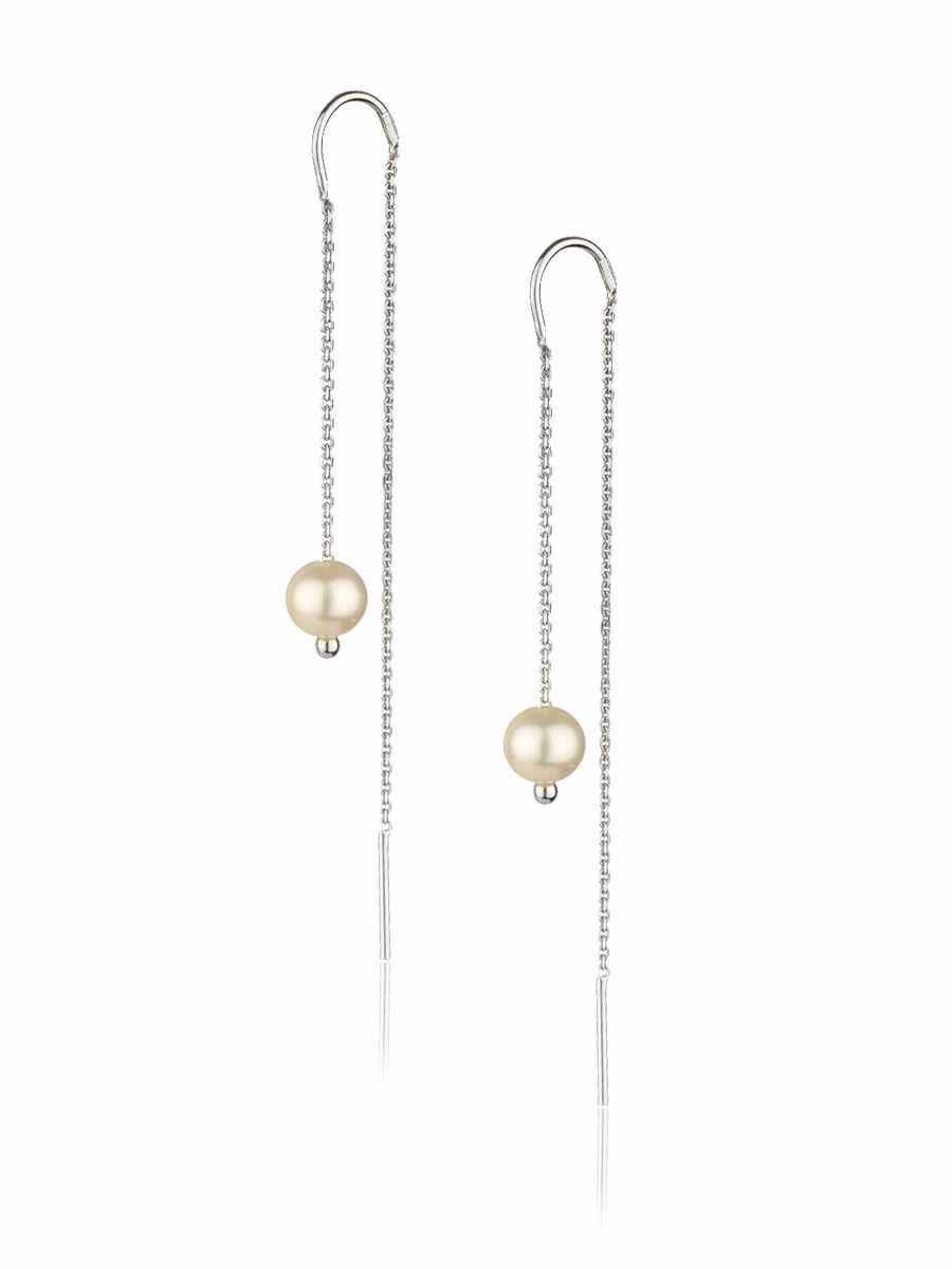 

Серьги женские из серебра TOP CRYSTAL 40655453 культивированный жемчуг