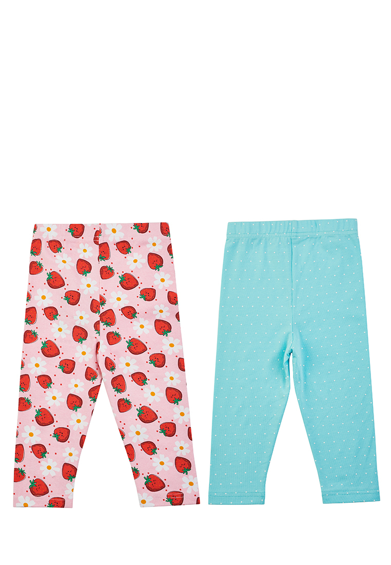 

Леггинсы детские Kari Baby SS23B03200501, розовый, бирюзовый, 86, 206589