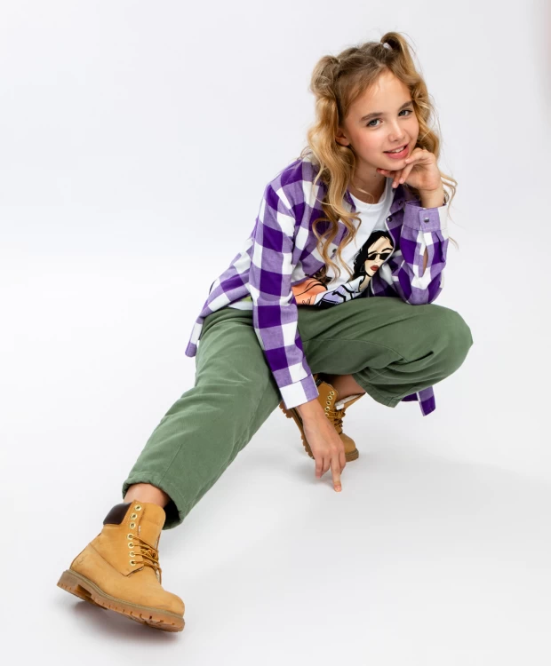 

Брюки детские Button Blue 223BBGJC63024400, хаки, 152, 223BBGJC63024400