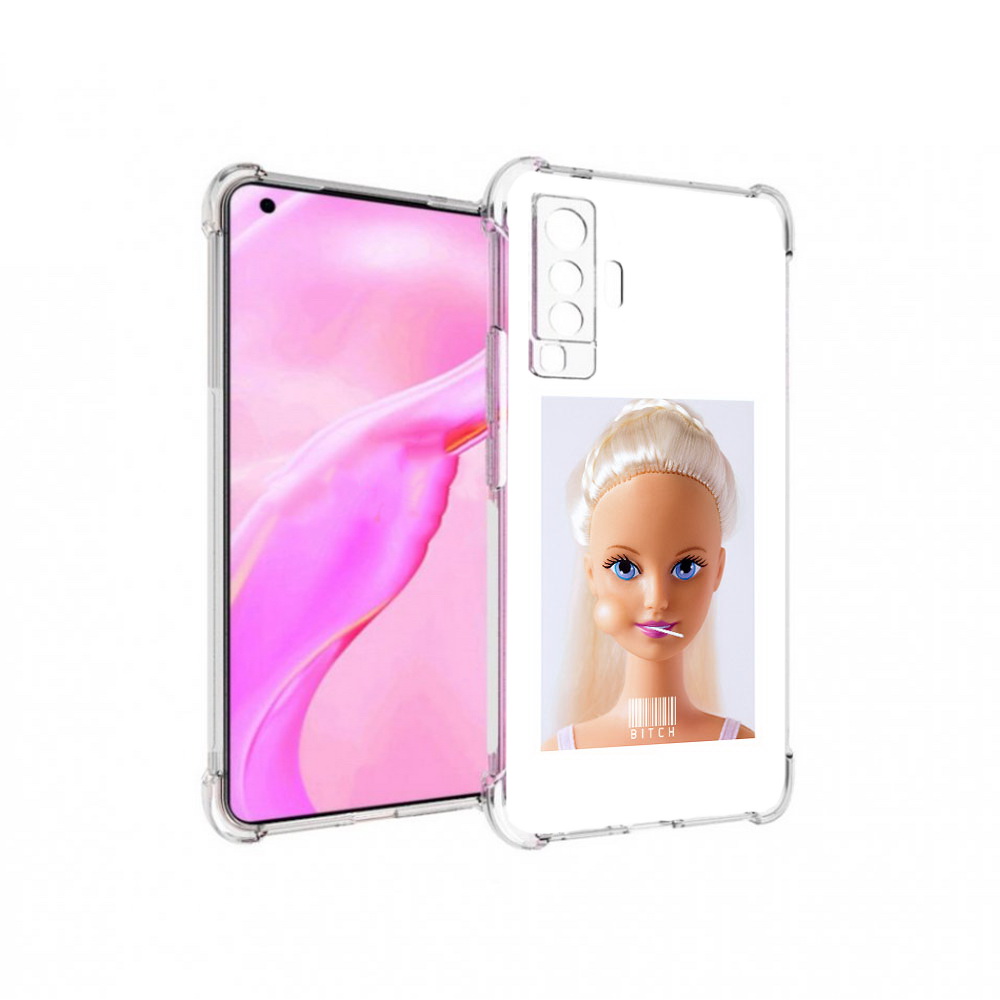 

Чехол MyPads Tocco для Vivo X50 барби (PT226969.391.226), Прозрачный, Tocco