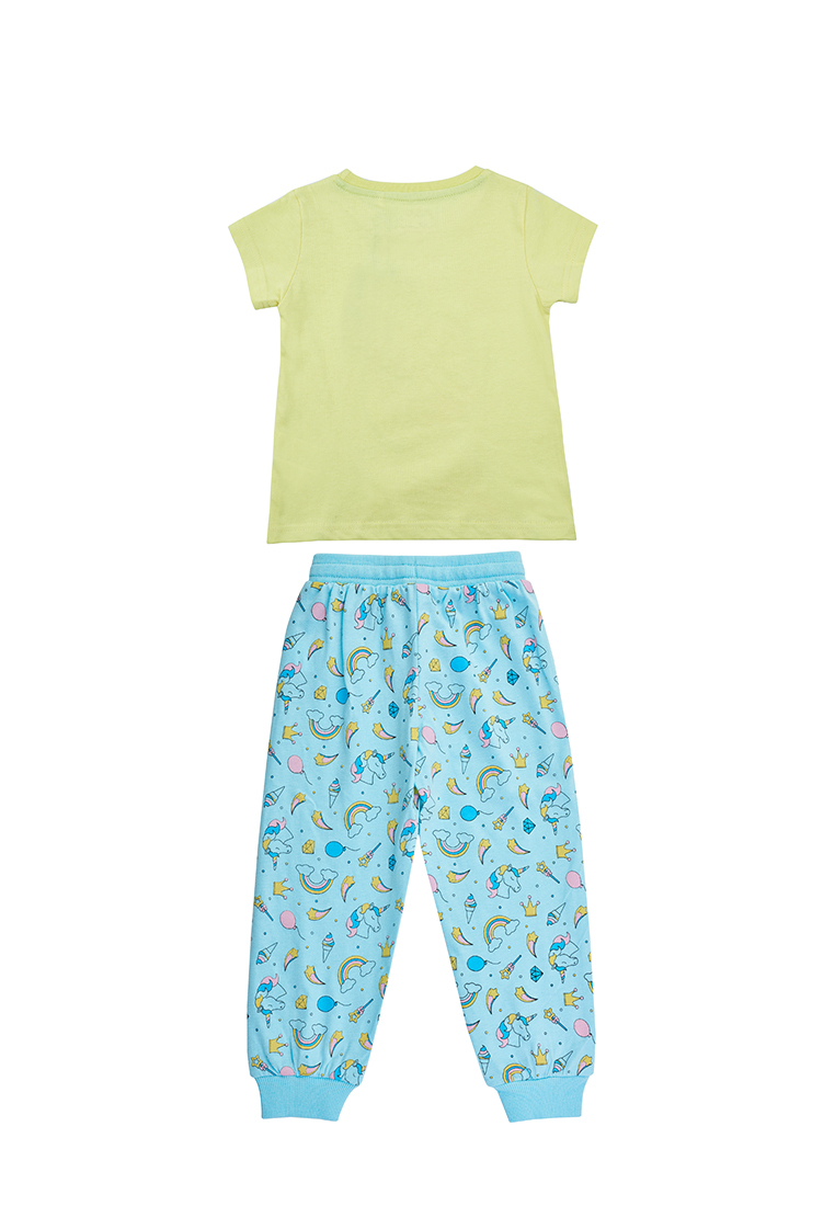 

Пижама детская Max&Jessi SS23C381, желтый, бирюзовый, 98, 205564