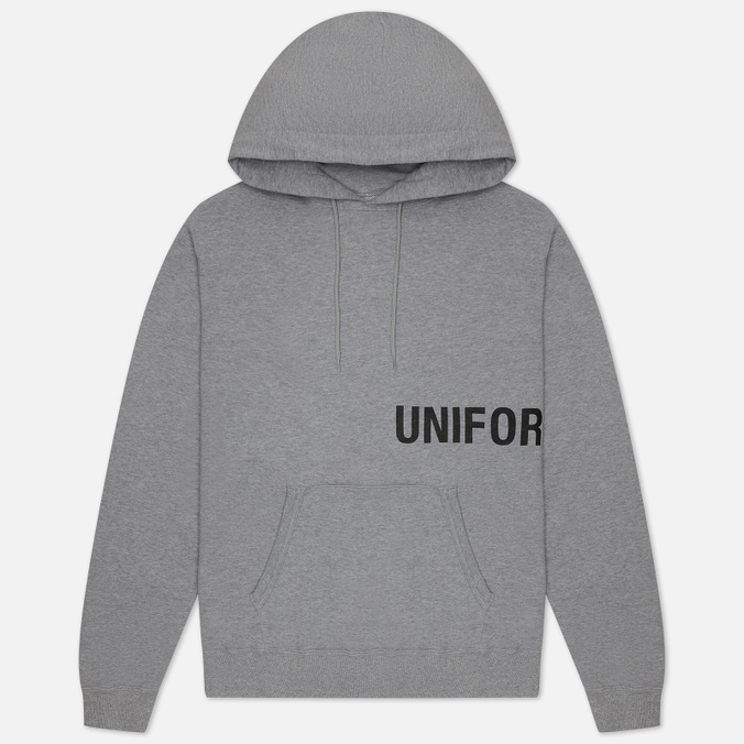 

Худи мужское Uniform experiment UE-222028-GREY серое S, UE-222028-GREY