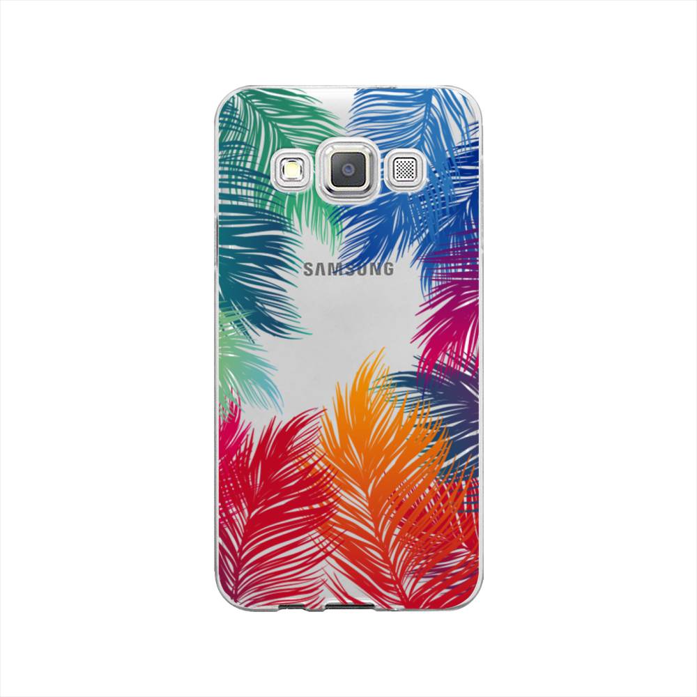 фото Чехол awog "рамка из перьев" для samsung galaxy a3