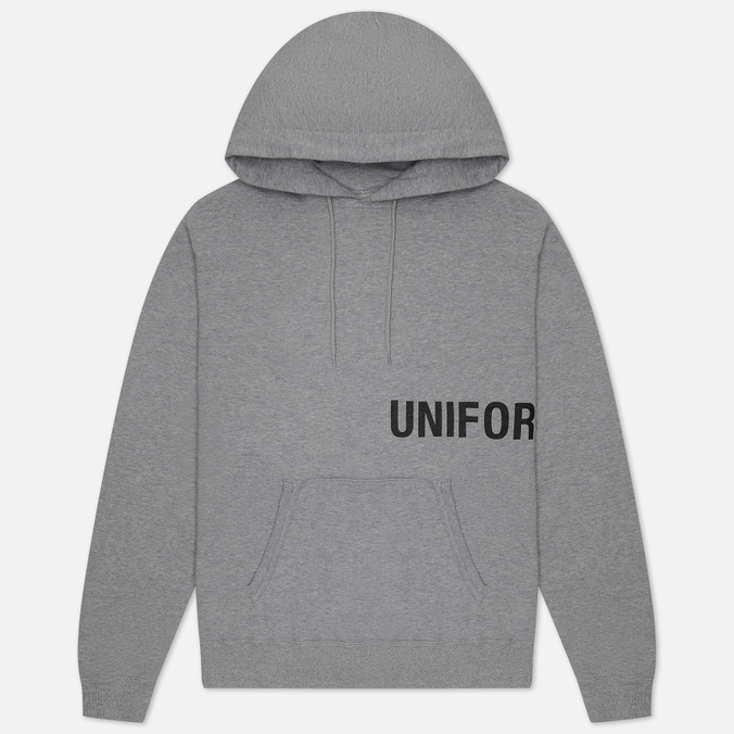 

Худи мужское Uniform experiment UE-222028-GREY серое L, UE-222028-GREY