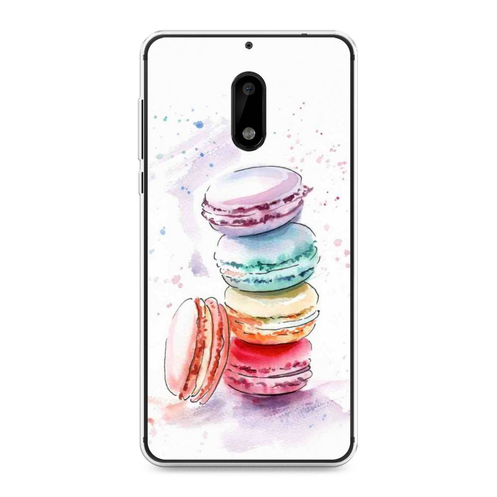 

Чехол Awog на Nokia 6 / Нокиа 6 "Пирамидка макарони 2", Желтый, 120350-10