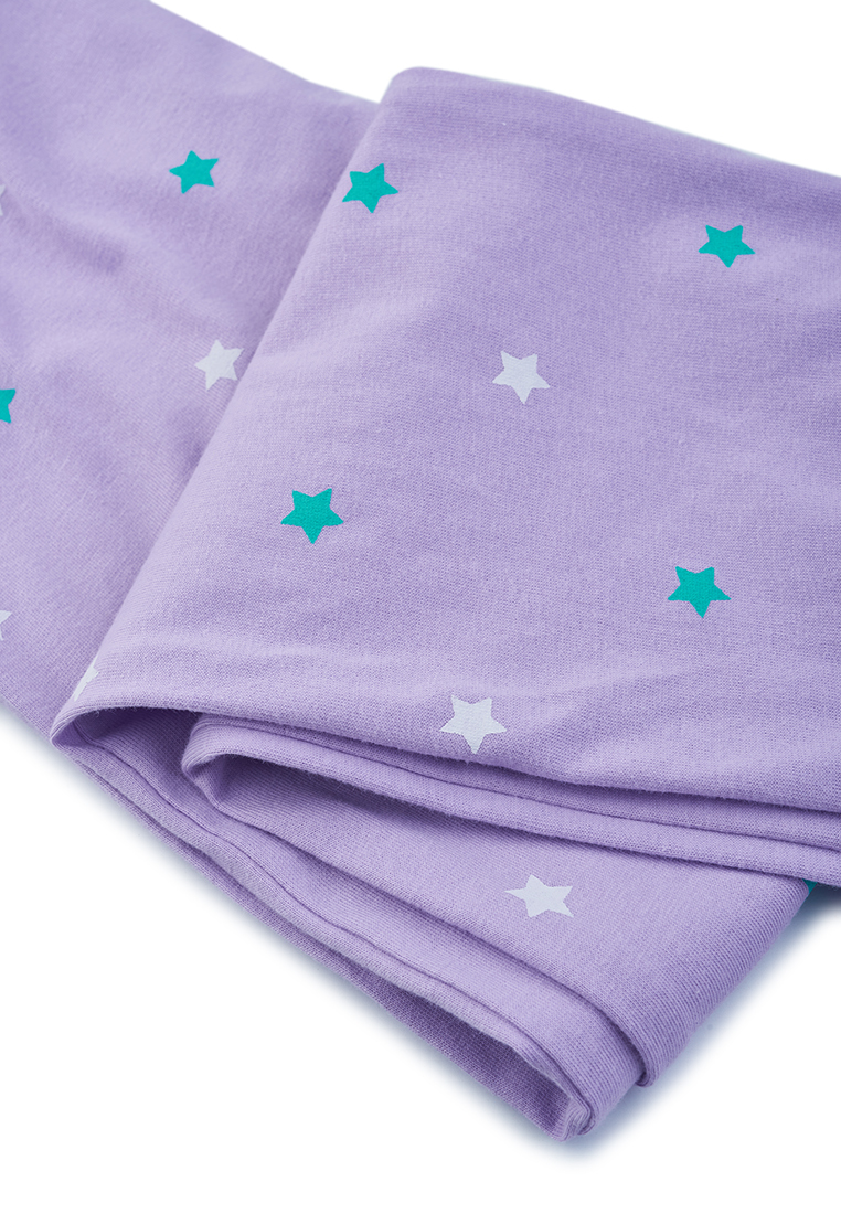 Пижама детская Daniele Patrici SS23C480, белый, фиолетовый, 128