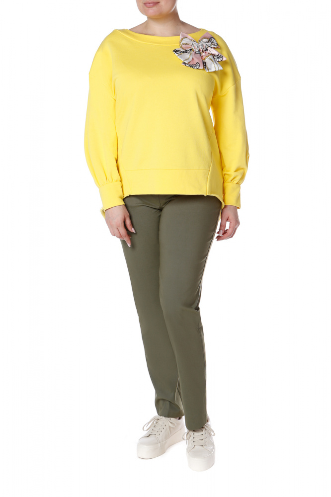 

Свитшот женский JOLEEN F005GG желтый M/L, F005GG