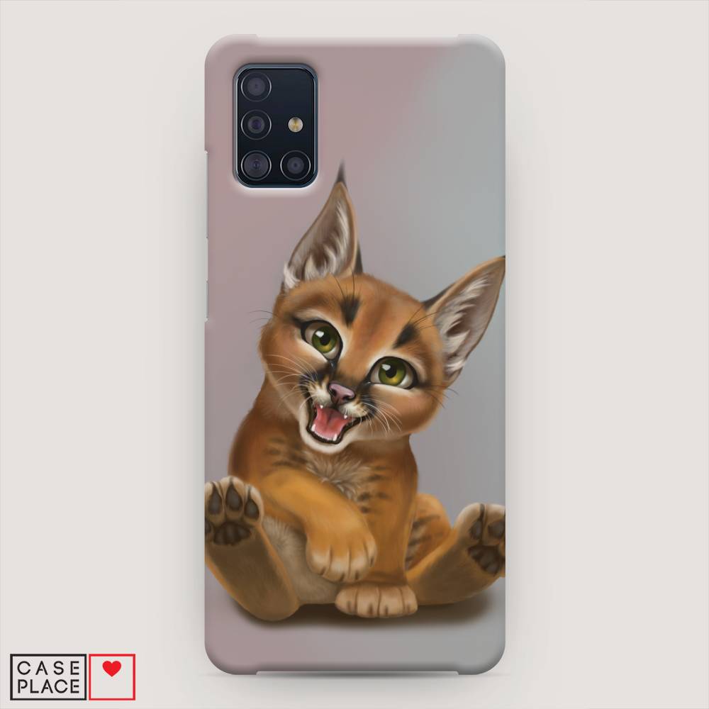 

Пластиковый чехол "Малыш рыси" на Samsung Galaxy A51, 28920-1