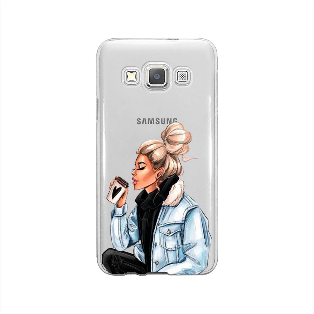 

Чехол Awog на Samsung Galaxy A3 / Самсунг A3 "Cute girl", Коричневый;бежевый, 20150-7