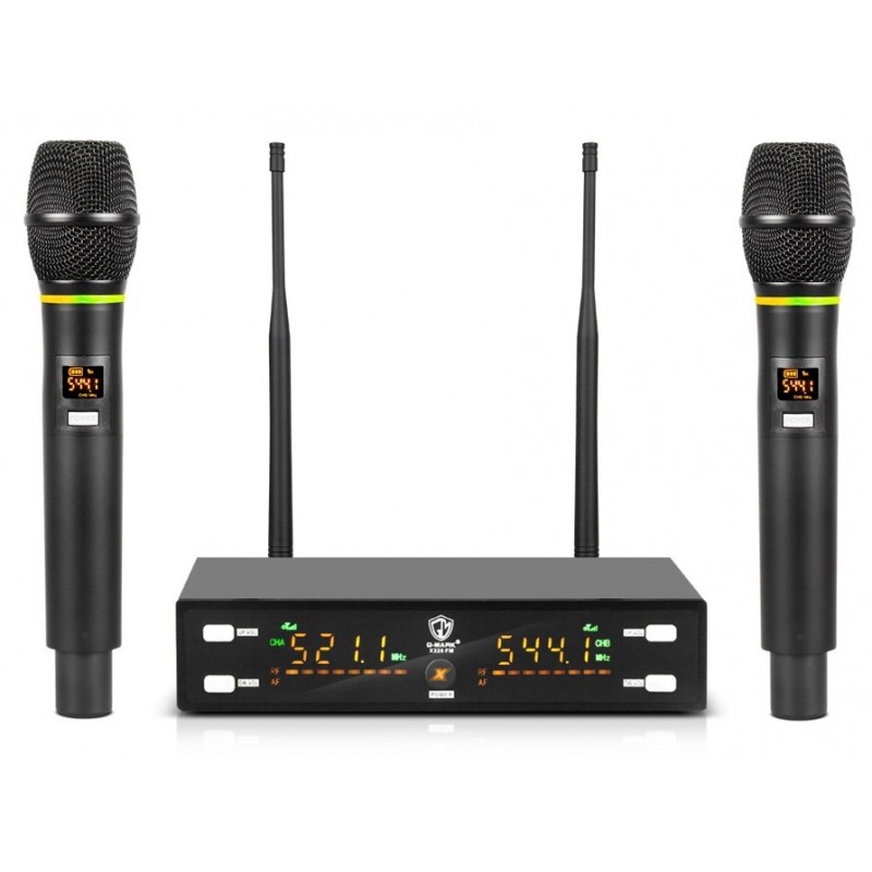 

Радиосистема для вокала и караоке MADSOUND X320FM (G-M) два беспроводных микрофона, MADSOUND X320FM (G-M)