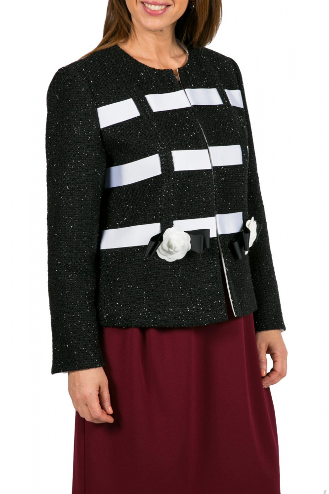 

Жакет женский Piero Moretti GALLURA411_01 черный 54, GALLURA411_01