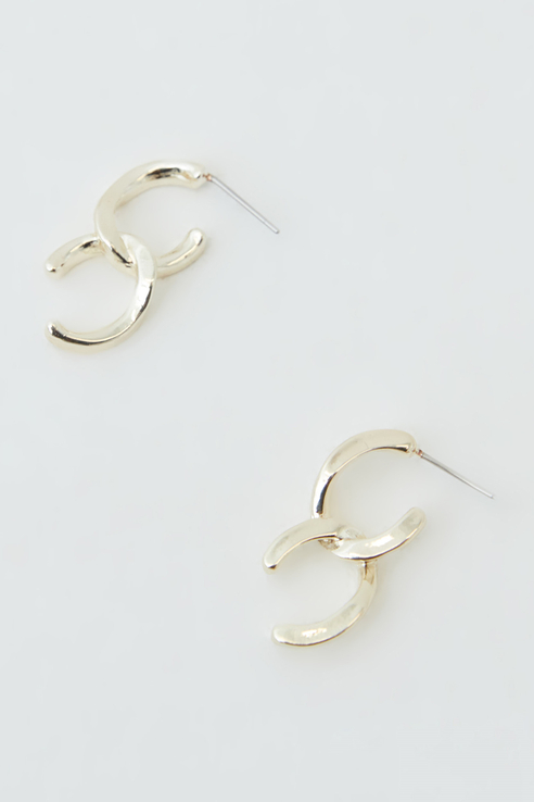 

Серьги из металла ZARINA 117348002 золотистые, 117348002