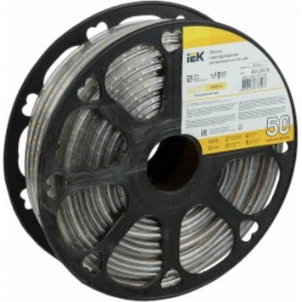 

Лента IEK LED 50м LSR-2835WW60-4, 8-IP67-220В LSR3-1-060-67-0-50