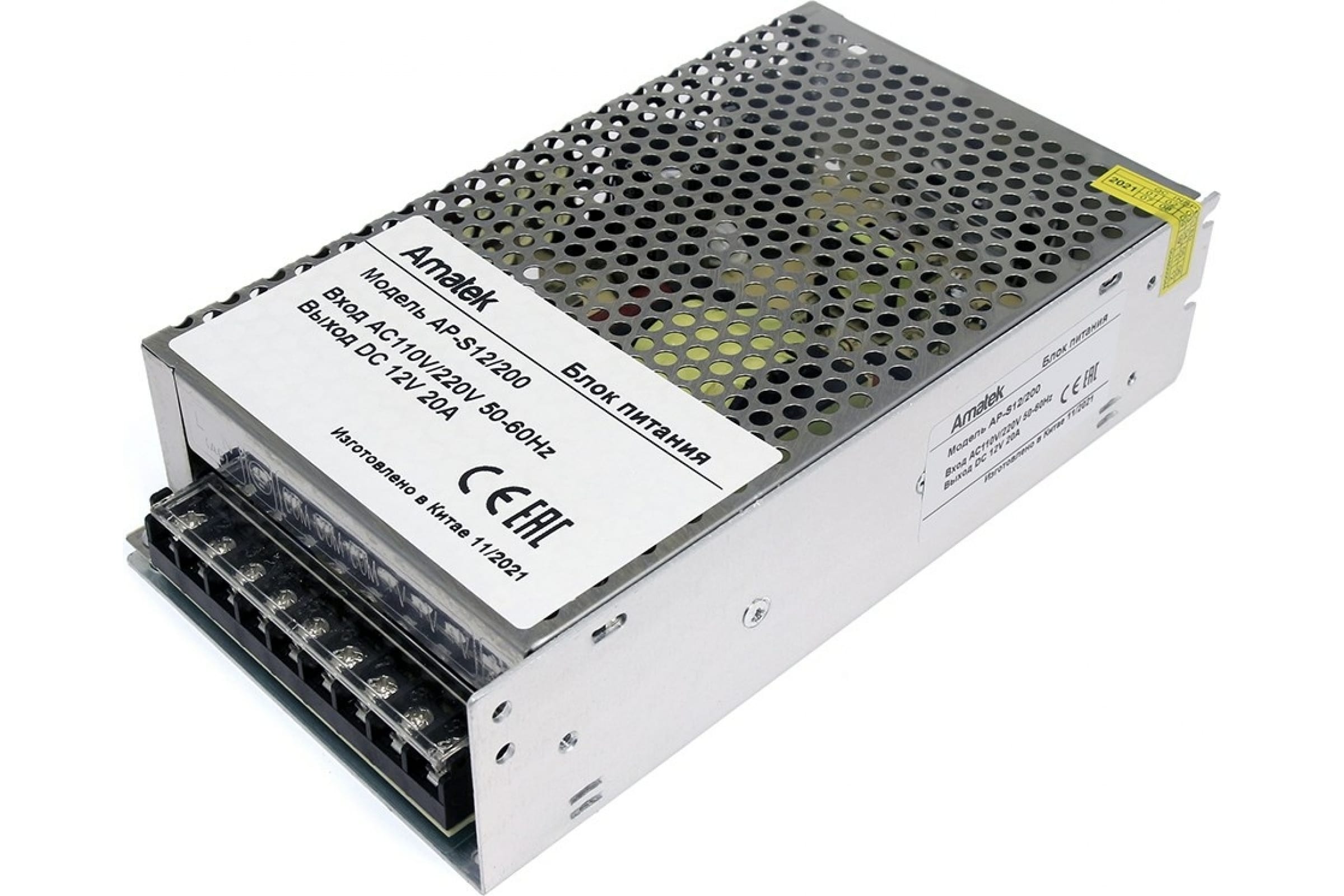 

Amatek AP-S12/200 Блок питания =12В/20А 7000611