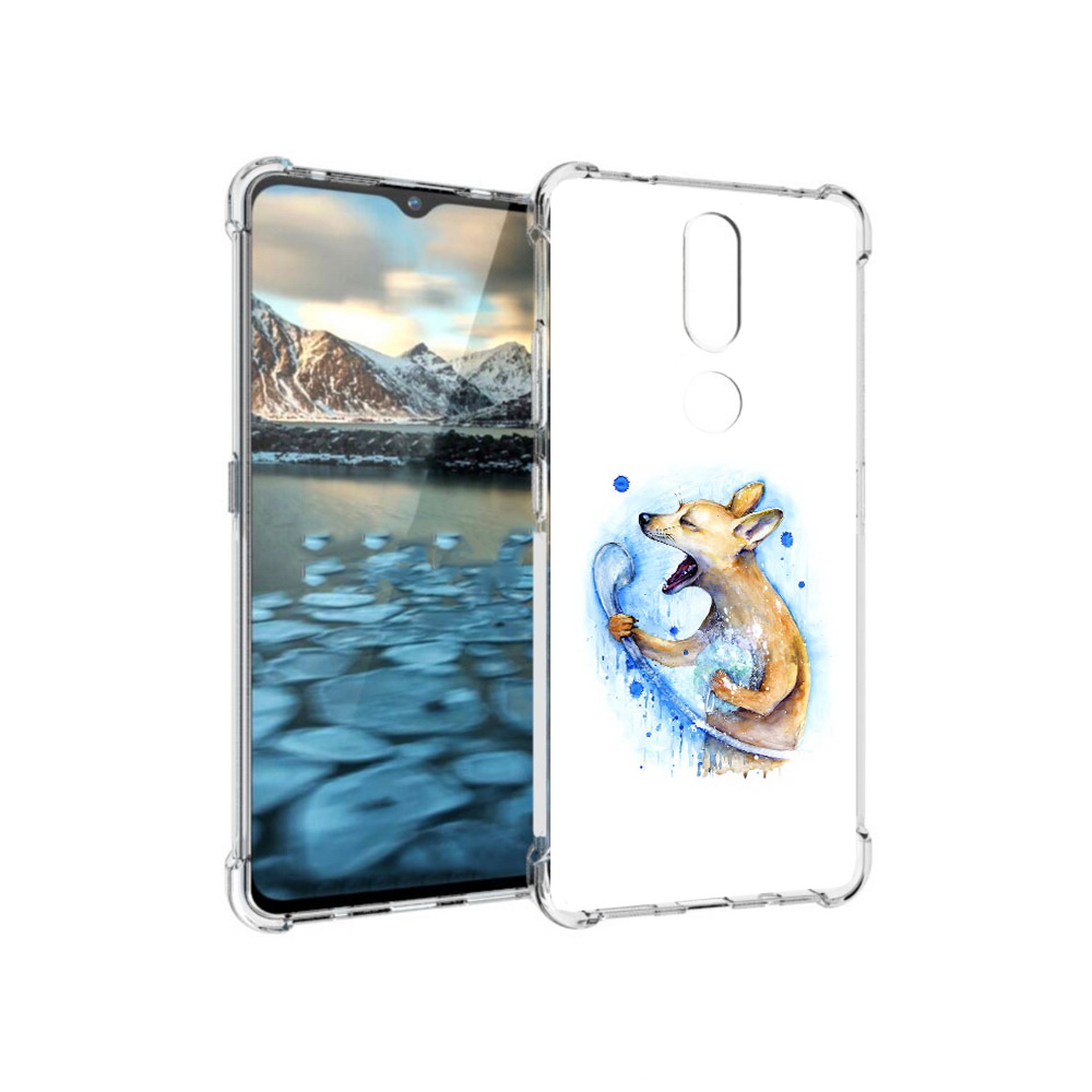 

Чехол MyPads Tocco для Nokia 2.4 пение в душе (PT227049.107.537), Прозрачный, Tocco