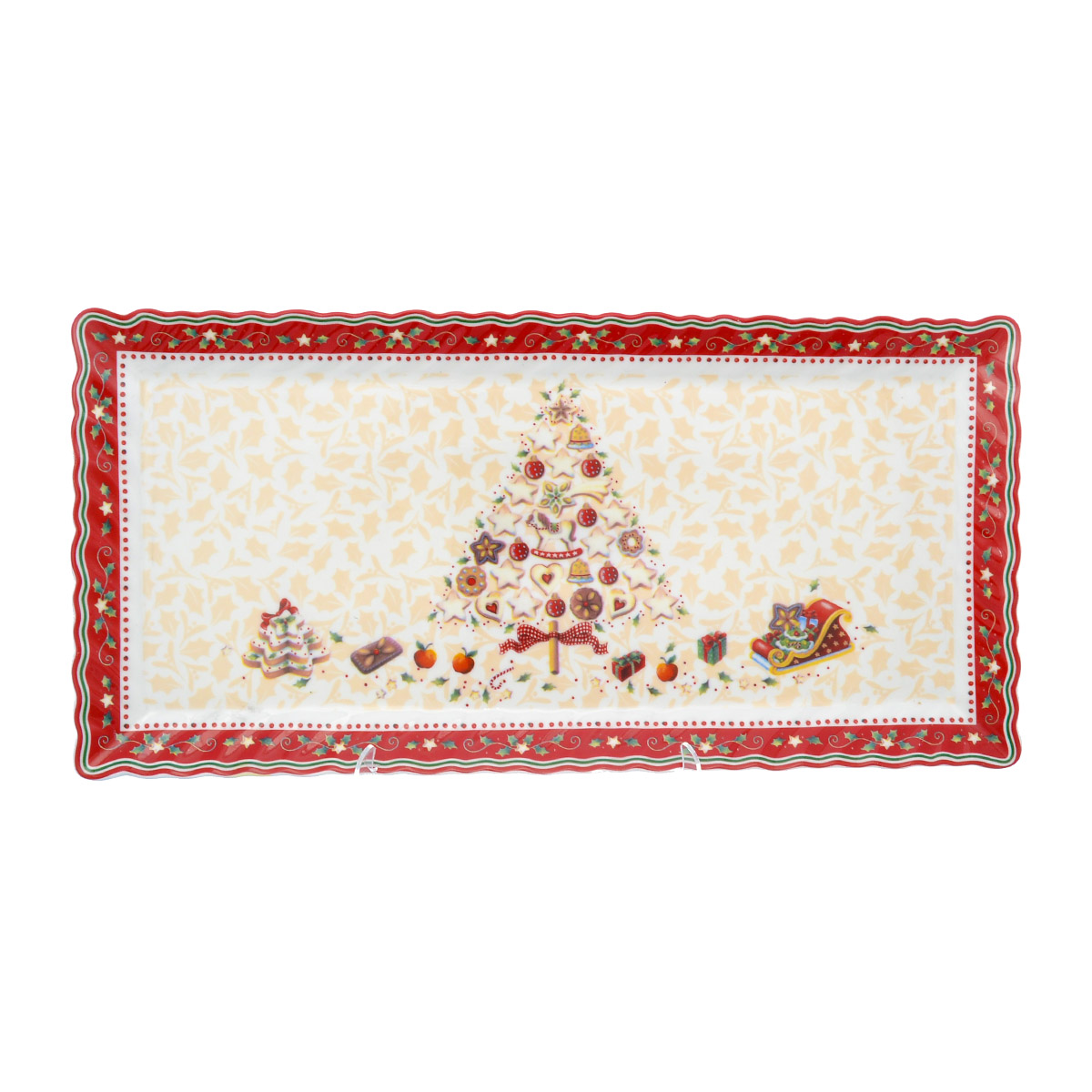 фото Блюдо repast christmas world multi 37*18 см