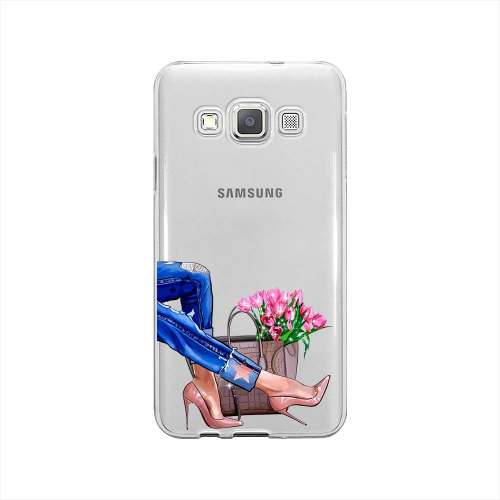 

Чехол Awog на Samsung Galaxy A3 / Самсунг A3 "Каблучки", Голубой;коричневый;розовый, 20150-7