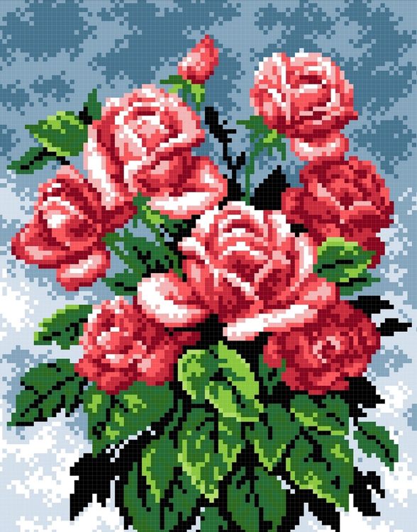 Набор для вышивания ВанГогВоМне Букет для любимой