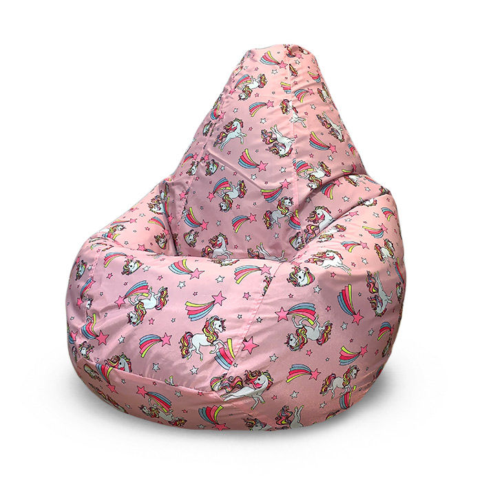 

Кресло мешок PUFOFF XXXL Unicorns, Разноцветный