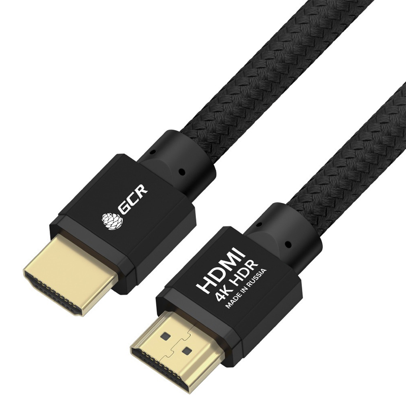 

Кабель Greenconnect HDMI - HDMI вилка-вилка 1.5м (GCR-54986 1.5m) черный